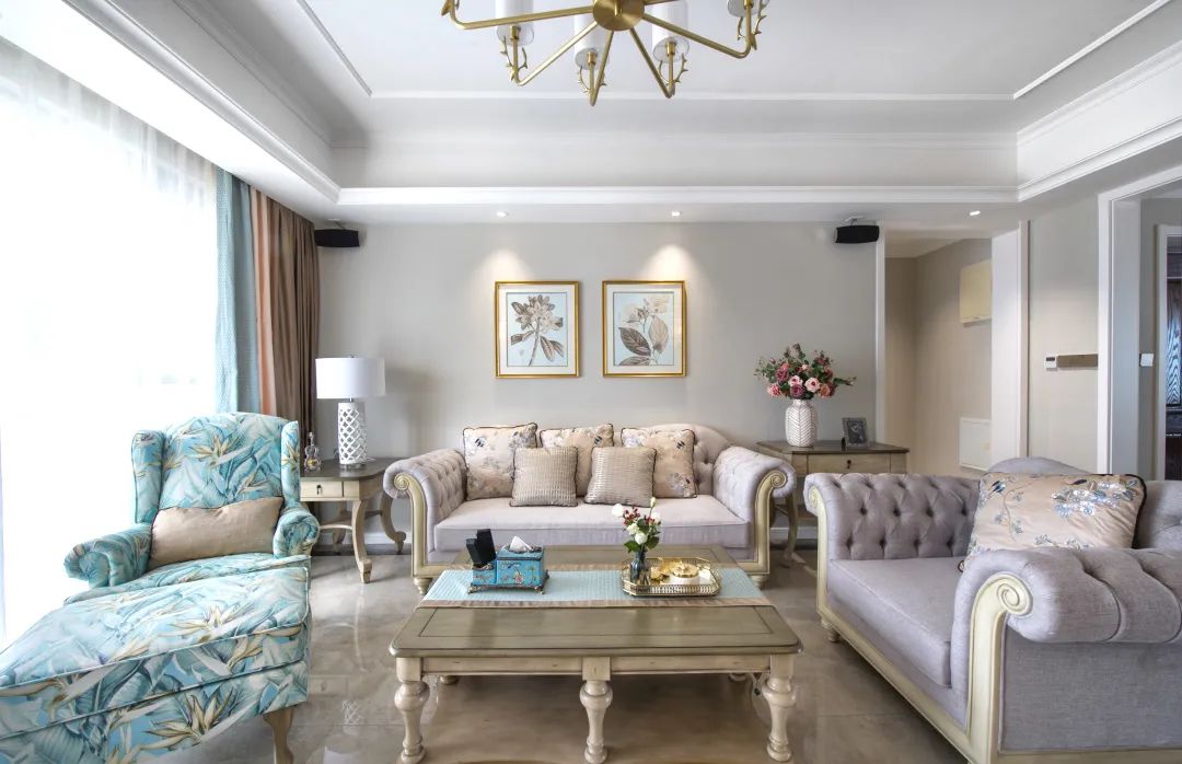 廈門中駿天譽180㎡美式田園風，入戶玄關墻美翻天