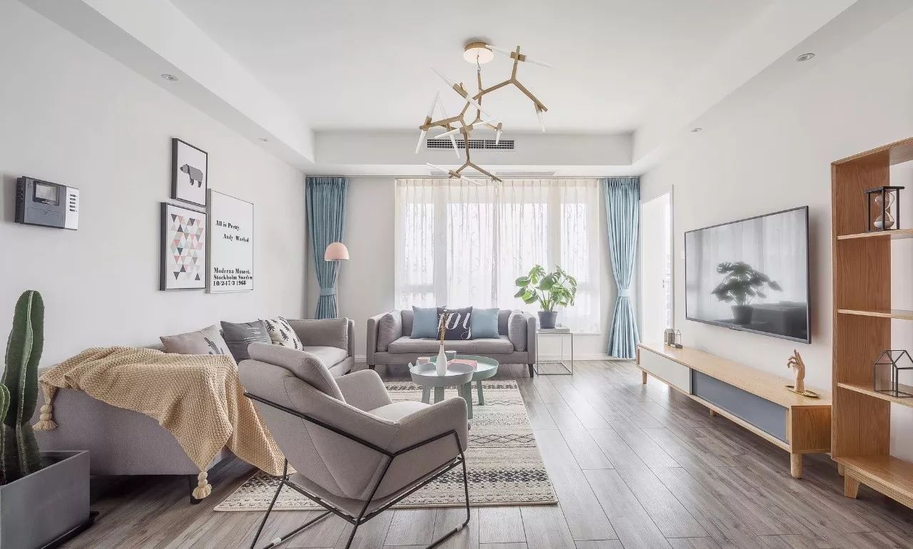 廈門禹洲尊?！び?28㎡簡(jiǎn)約北歐風(fēng)，目光所及都有愛(ài)的身影