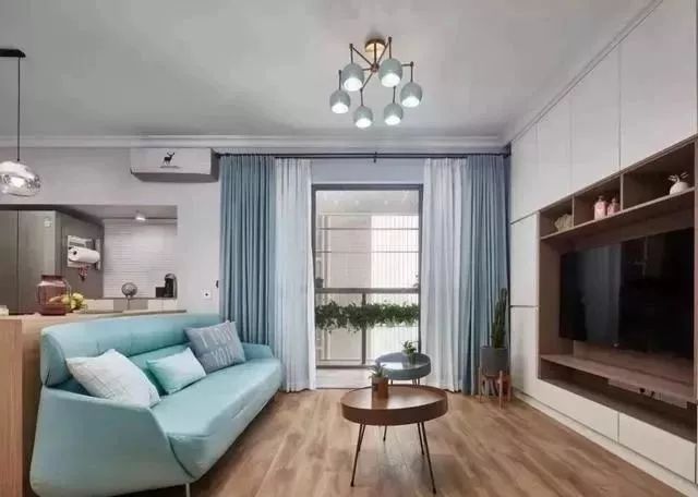 廈門明豐財(cái)富中心130㎡北歐風(fēng)，色彩搭配真心不錯(cuò)