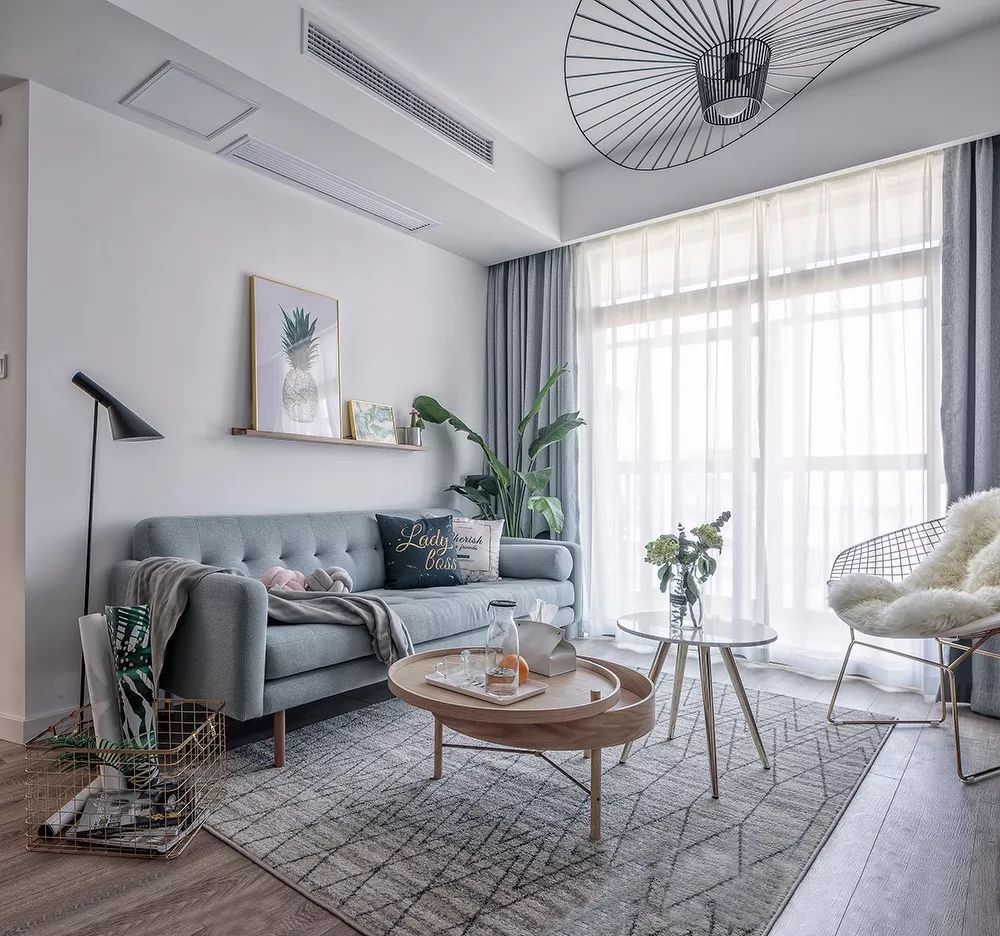 廈門東海山莊114㎡北歐風(fēng)三房，餐廳為兒童房而改變