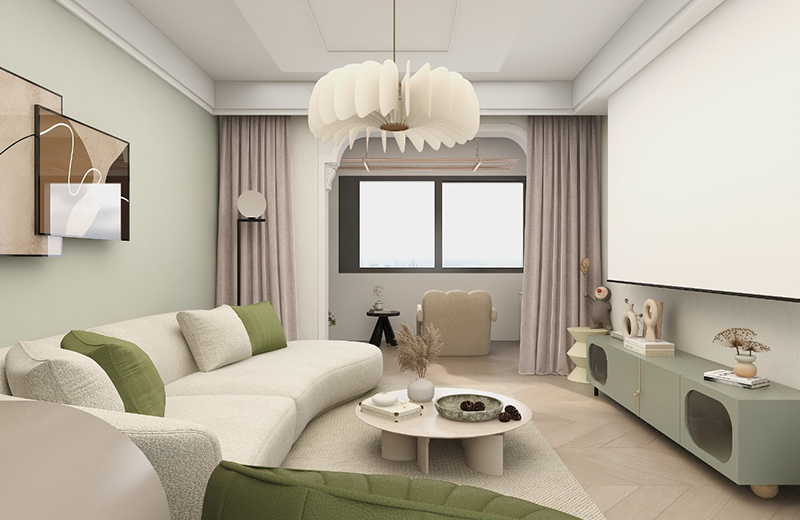 夏商新紀元 120㎡現(xiàn)代風格