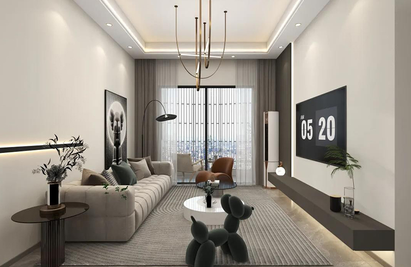 海投自貿城 92㎡現(xiàn)代風格