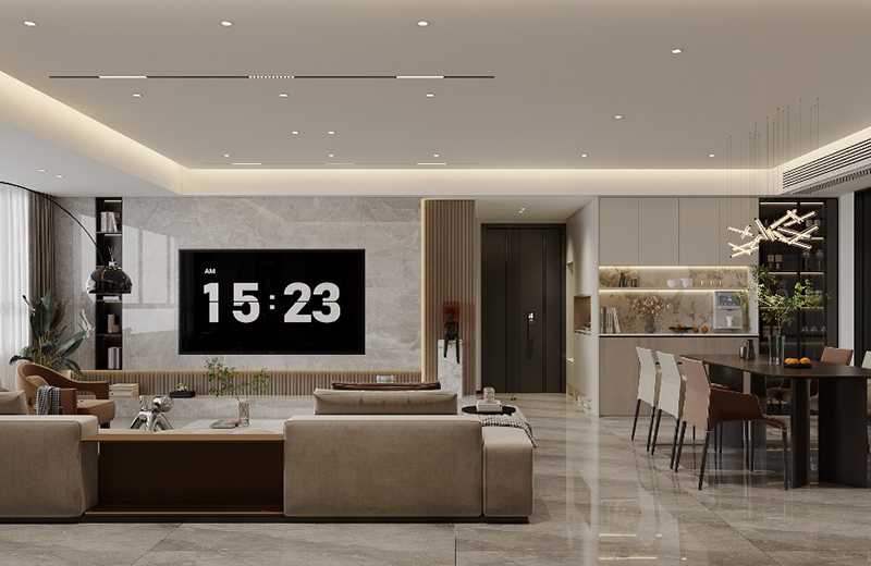 禹洲世紀海灣 143㎡輕奢風格