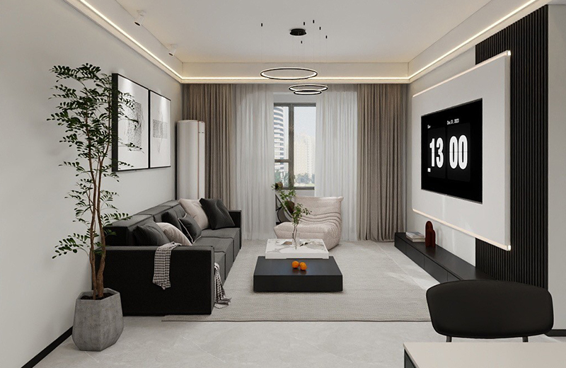 華潤(rùn)橡樹灣 130㎡現(xiàn)代風(fēng)格