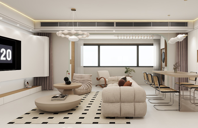 海投過云溪 128㎡現(xiàn)代風(fēng)格