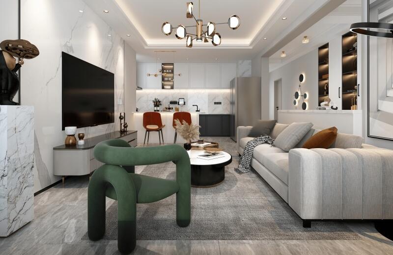 中聯(lián)錦江御景 95㎡㎡現(xiàn)代風(fēng)格