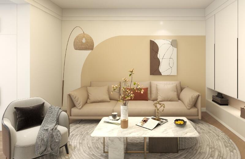 匯景新城 85㎡法式混搭