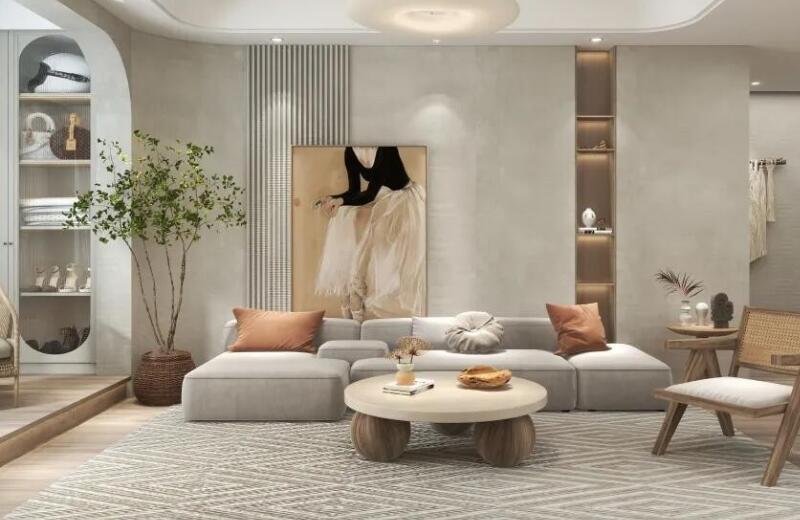 融僑鉑樾府 155㎡奶油侘寂